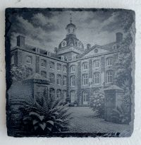Leisteen onderzetter Kasteel Amstenrade
