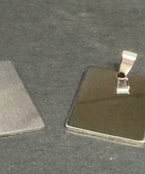 RVS Hangertje 2 x 3 cm