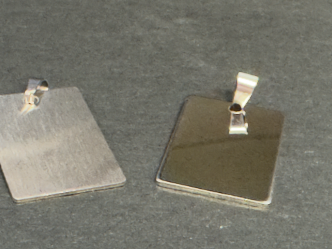 RVS Hangertje 2 x 3 cm